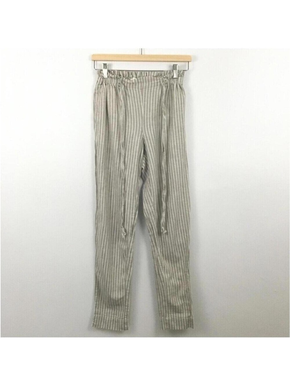 BeachLunchLounge Women’s Striped Brown White Pants Size XS